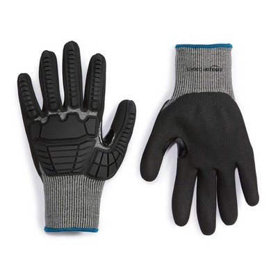 5-Pack Amazon Basic Cut Level A2 Abrasion ANSI Level A4 Impact Protection Gloves