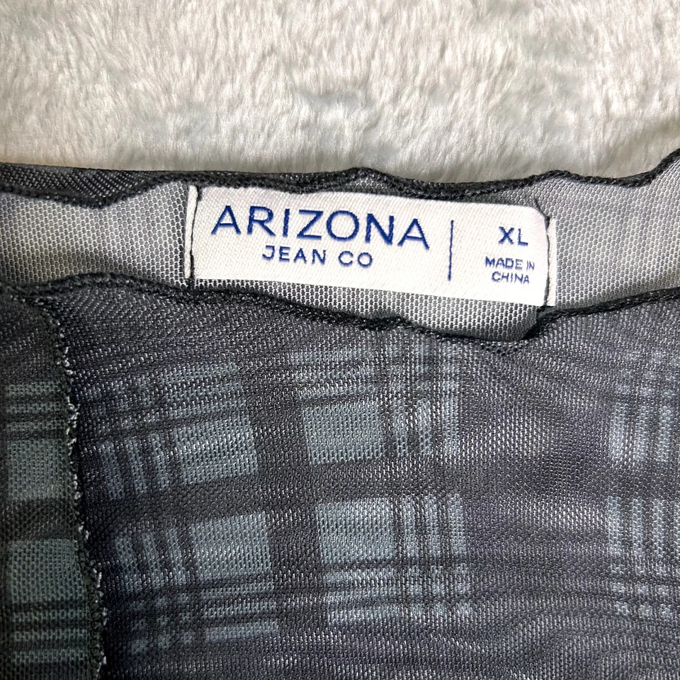 Новый с Ярлыками Аризона чистый сетки клетку укороченный Топ w Cami женщин XL фестиваль рейв вечеринки - Изображение 3 из 4