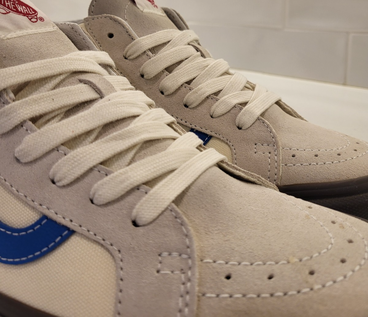 Vans OG Sk8 Mid LX White Asparagus Papyrus Daphne Size 9 WTAPS