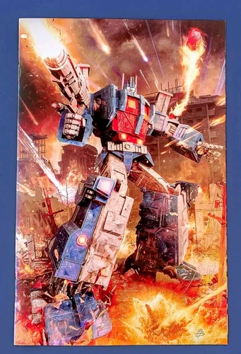 Transformers #17 Virgin Variant Bjorn Barends Exclusive Ultra Magnus LE750 COA