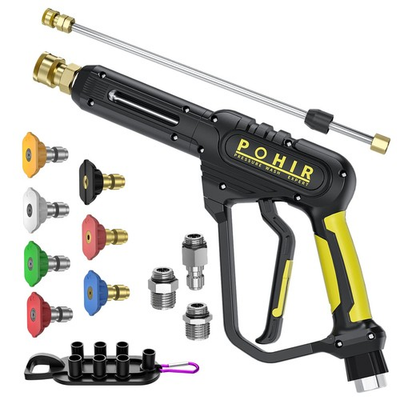 #ad Pressure Washer Gun 3600 PSI 3 8 Swivel Quick Connect Extension Wand 30in $68.09