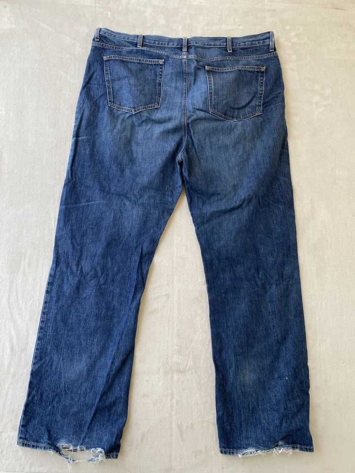 Jeans jeans masculino Daniel Cremieux azul tamanho 44 x 36 boot cut folgado - Imagem 2 de 4