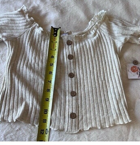 Orange Kiss Matching Off-Shoulder Ribbed Top and Skirt Set Size M - Picture 12 of 13
