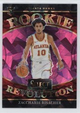 2024 Select Rookie Revolution Pink Cracked Ice Prizm /99 Zaccharie Risacher 1j5e