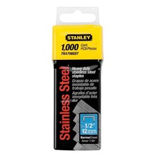 1/2 In. Heavy Duty Stainless Steel Narrow Crown Staples 1,000 per Box