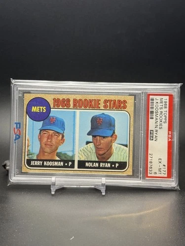 1968 Topps - 1968 Rookie Stars Nolan Ryan, Jerry Koosman #177 RC PSA 6