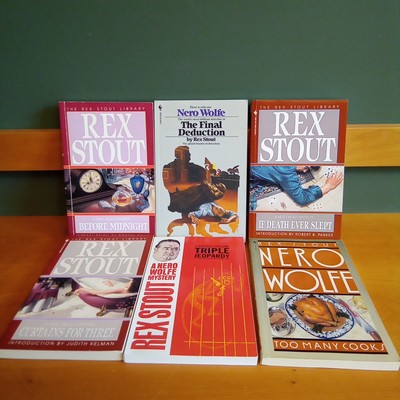 Nero Wolfe Mysteries By Rex Stout Plus Archie Meets Nero Wolf -R. Goldsborough