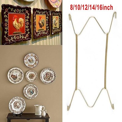 1pcs 5 Sizes Wall Display Invisible Dish Hangers Adjustable Plate Brand New