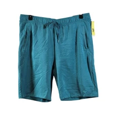 All in Motion Men's Soft Gym Shorts, Teal, Size L, NWT