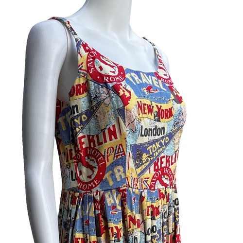 RETROSPEC'D Gigi 1950's Retro Dress - Bon Voyage - Size 10 - EUC - Picture 13 of 19