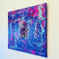 #happyfuture original Kunstwerk / Gemälde Porsche 911 GT3 RS (991) Aurora