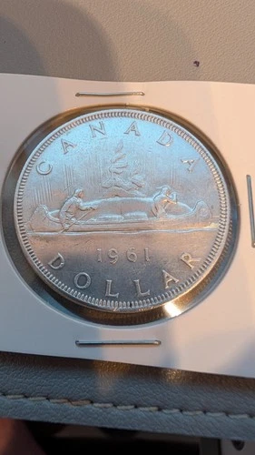 1961 Canada Proof Like Silver Dollar 23.33 Grams .800(AA28)