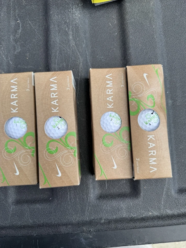 Pelotas de golf Nike Karma blancas, ¡NUEVAS! #1-4 Foto 2 de 4