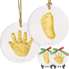 Baby Hand and Footprint Kit Girls, Boys - Personalized Baby  S First Christmas Or