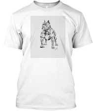 Pit Bull Art T-Shirt Made in the USA Size S to 5XL