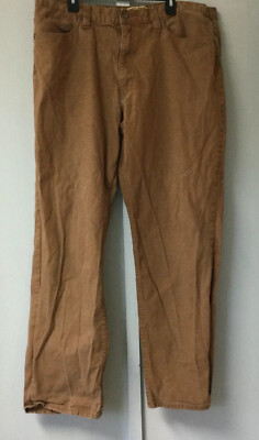 C.E. Schmidt Carpenter Pants Size 44 X 34 Canvas Workwear Tan Khaki Relaxed Mens