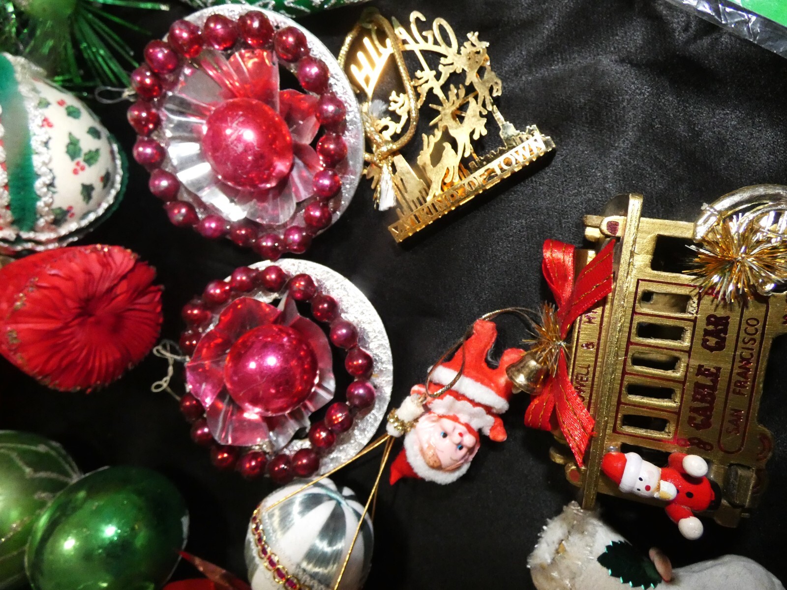 VINTAGE CHRISTMAS DECORATIONS BULK LOT eBay
