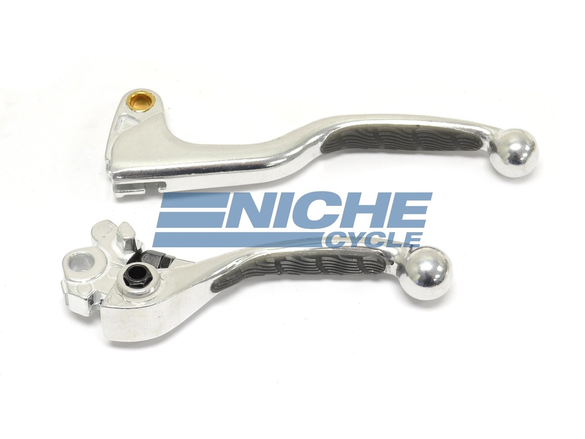 2000-2007 Kawasaki KX85/125/250 Emgo Forged Lever Set Non-Slip