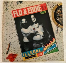 FLO AND EDDIE Illegal, Immoral And Fattening - 1975 - PC 33554 NM Promo