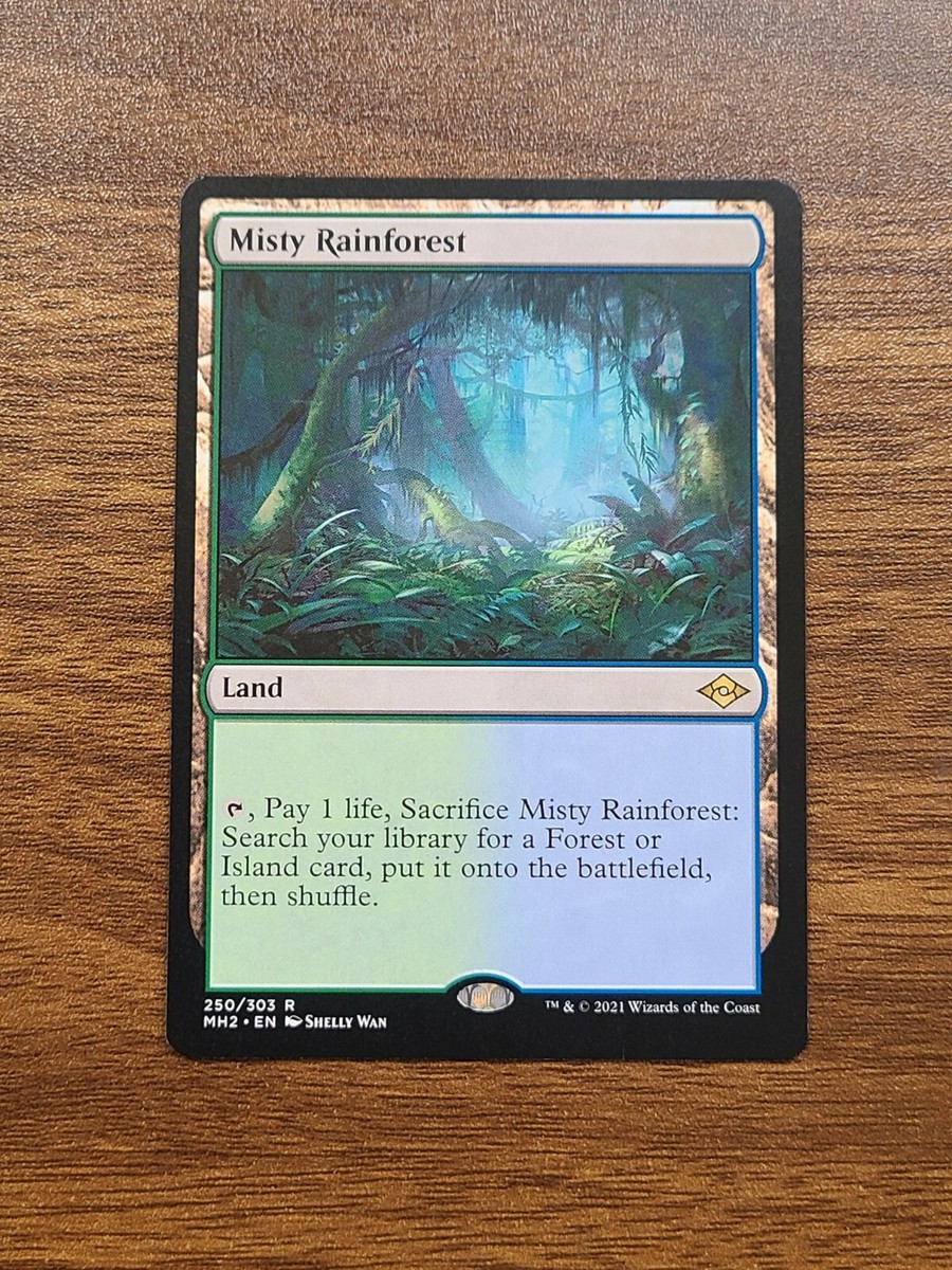 MTG Misty Rainforest X1 Modern Horizons 2 NM Unplayed English NM