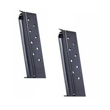 LOT of (2) Mec-Gar 1911 .38 SUPER 9 Round Pistol Magazine, Blued - MGCGOV38B