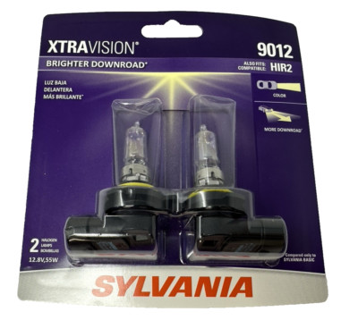 NEW SYLVANIA - 9012 XtraVision - High Performance Halogen Headlight Bulb 2 Bulbs