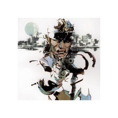 17x22 Print - Metal Gear Solid 2 Sons of Liberty Solid Snake