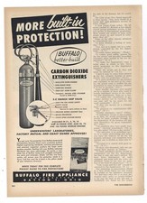 1955 Buffalo Fire Appliance Ad: Better Built Fire Extinguishers - Dayton, OhiO
