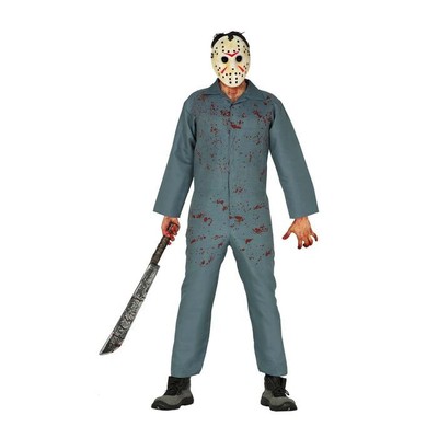 Kostüm Psycho-Killer für Männer - Perfekt für Halloween-Partys (Größe 48-54)