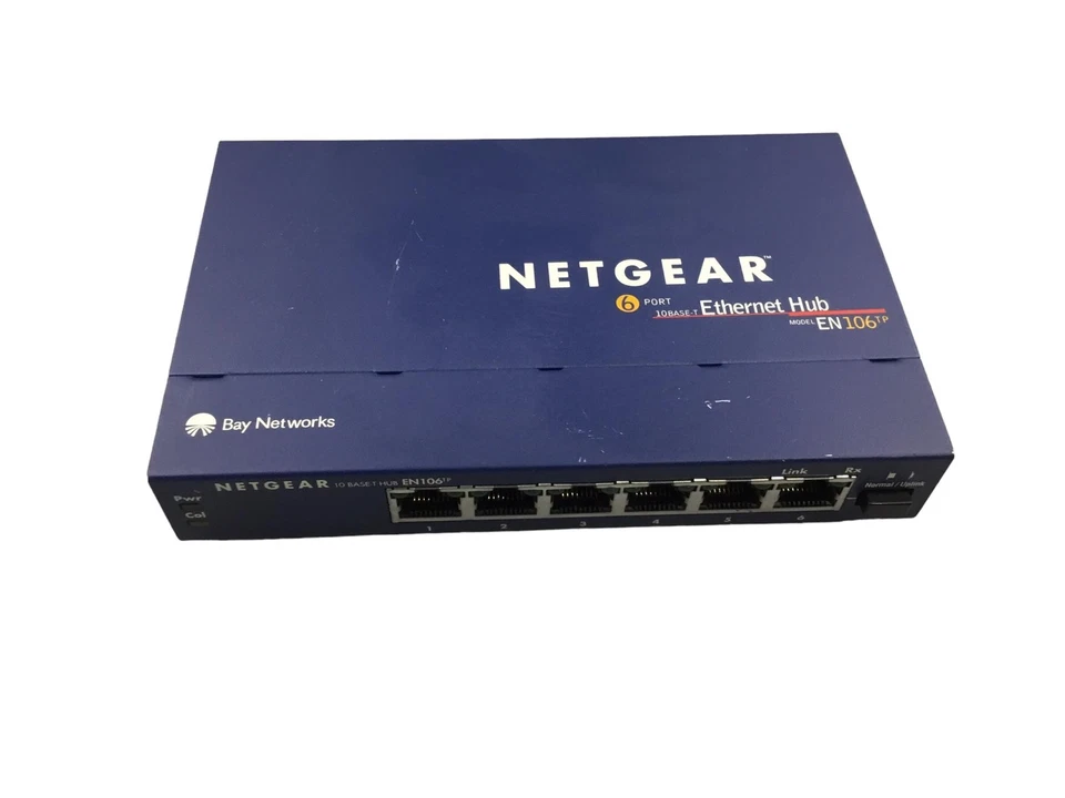 NETGEAR, EN106TP 10-Base-T Hub 6 port w/o Adapter - Image 3 of 4