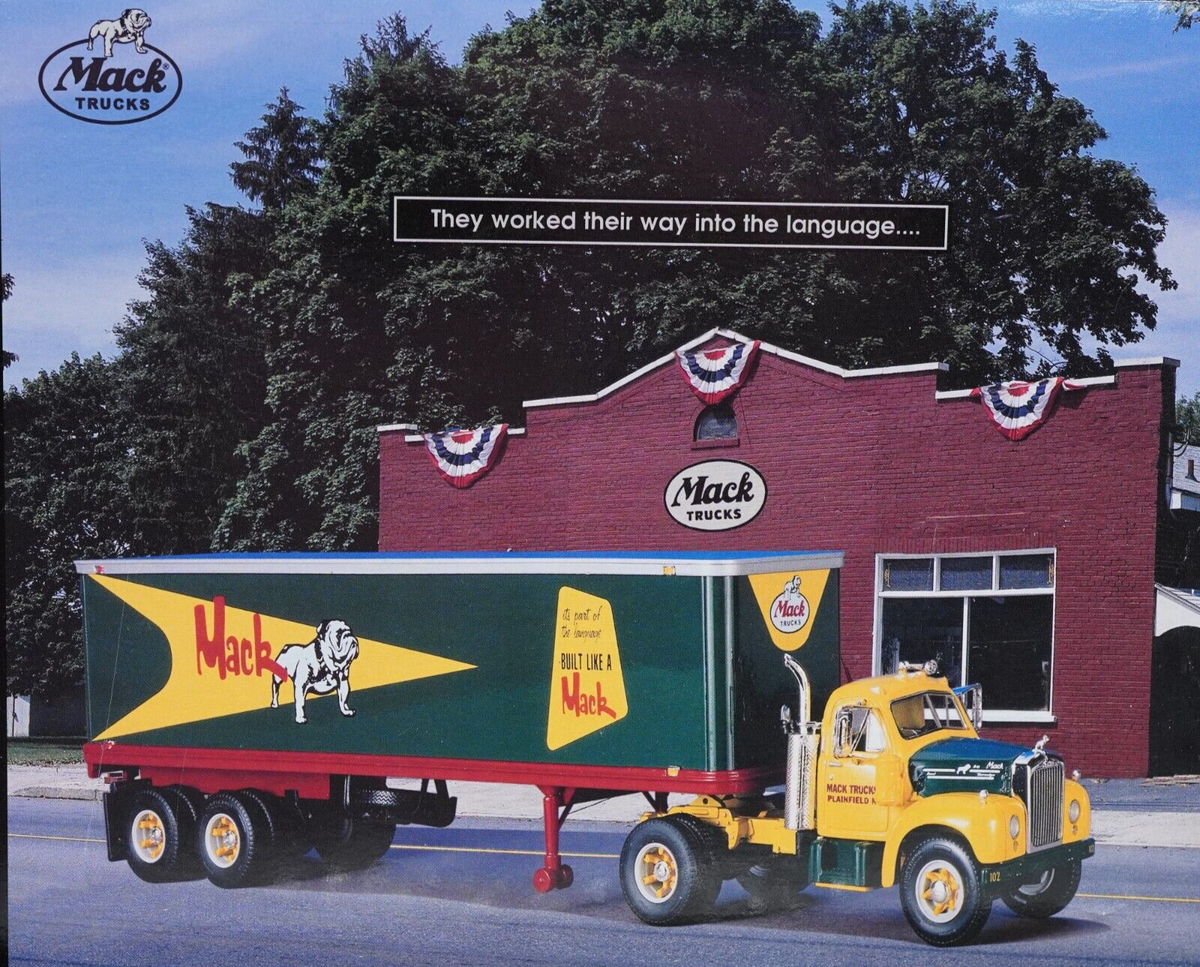 First Gear Mack Hauling Series Model B - 61 Tractor Trailer # 102
