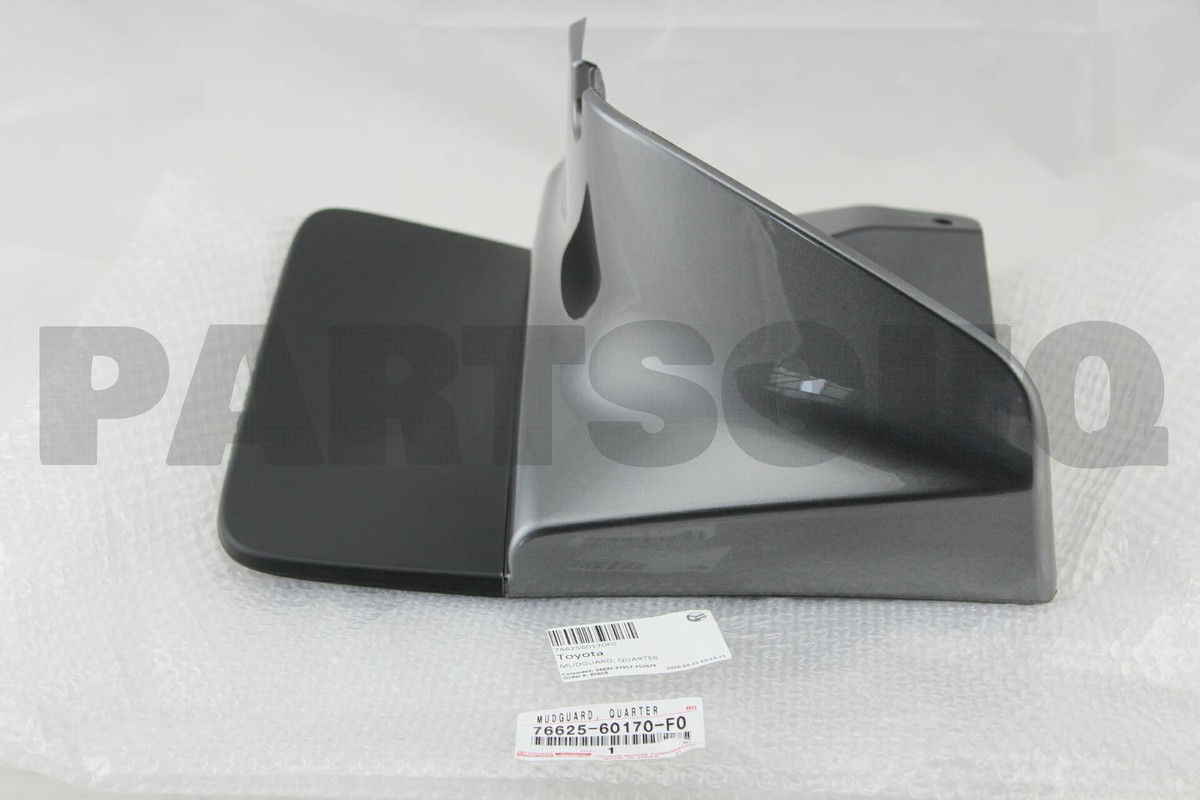 meru 7662560170F0 Genuine Toyota MUDGUARD, QUARTER PANEL, REAR RH