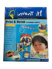 Invent It Print  Shrink Oven Bake Crafts, inkjet printer, 5 sheets, art