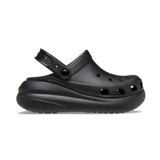 New CROCS Womens CRUSH CLASSIC CLOG 207521-001 BLACK UNISEX US W 6 - 9