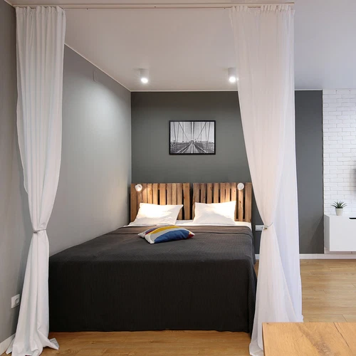 VEVOR Ceiling Curtain Track Set 5.9 FT/1.8 Meter Room Divider with Hooks White - Picture 8 of 12