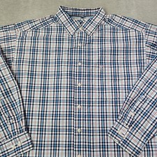 Ariat Shirt Mens 2XL Multicolor Plaid Button Down Pro Series Vented Logo