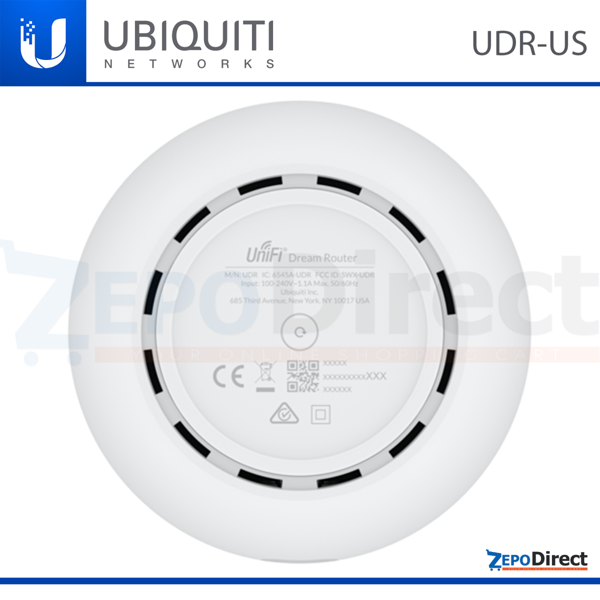 Ubiquiti Networks UniFi Dream Router WiFi 6, 4x4 MU-MIMO Ubiquiti Networks UniFi Dream Router WiFi 6, 4x4 MU-MIMO
