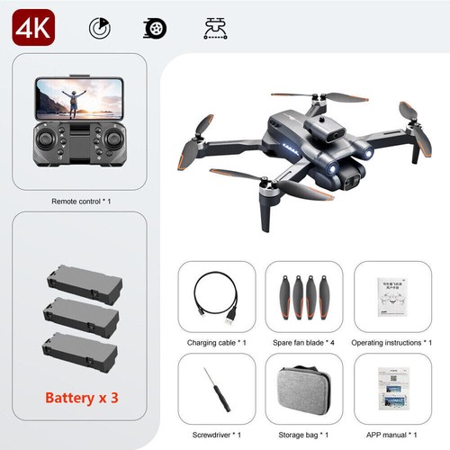 Drone X WIFI FPV With 6K HD Dual Camera Selfie Brushless Foldable RC Quadcopter - Picture 26 of 27