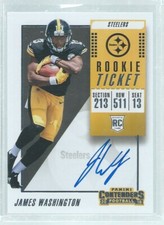 JAMES WASHINGTON 2018 PANINI CONTENDERS ROOKIE TICKET ON CARD AUTO RC #122