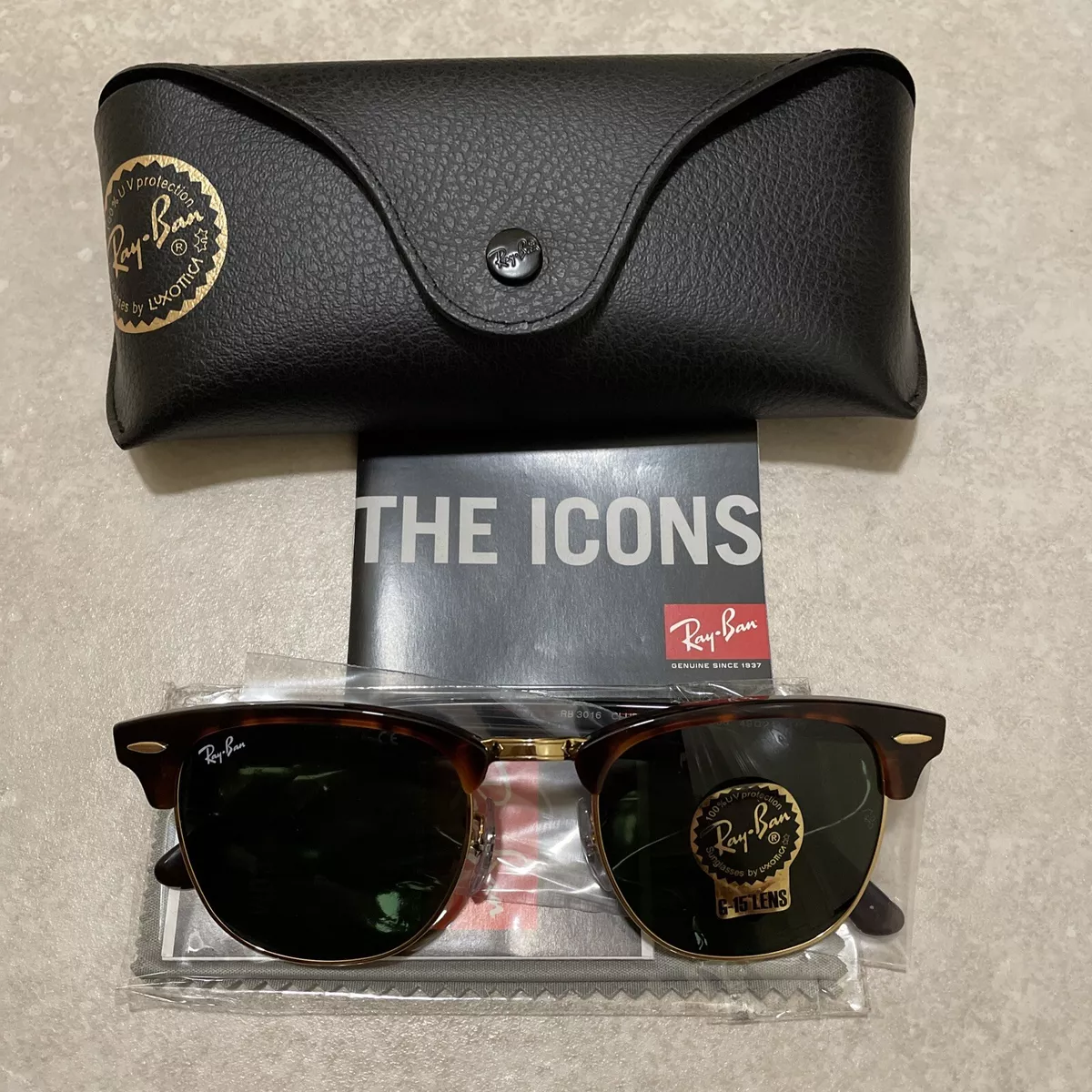 Clubmaster tortoise polarized 2025
