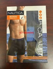  3-Pack NAUTICA HEATHERS BOXER BRIEFS  Soft Stretch Classic Fit Men Underwear
