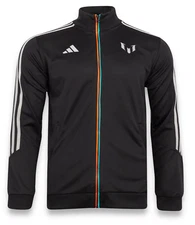 Adidas Messi Training / Track Jacket - NWT Mens Medium Black / Multi - #45808-M7