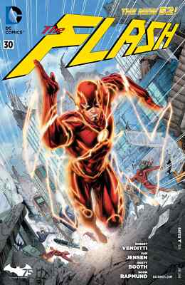 The FLASH BATMAN 11x17 Bruce Wayne POSTER DCU DC Comics Superman Art Barry Allen