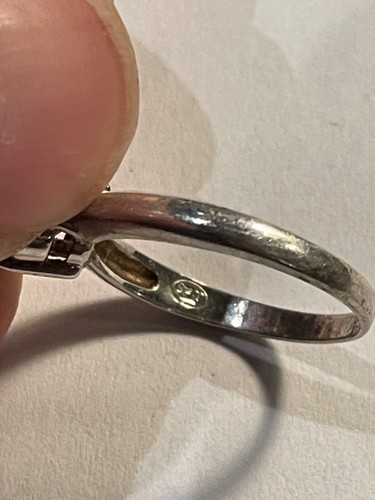 Bijoux Bague en Argent avec Améthyste Taille 54 (L46/A6) - Picture 6 of 7