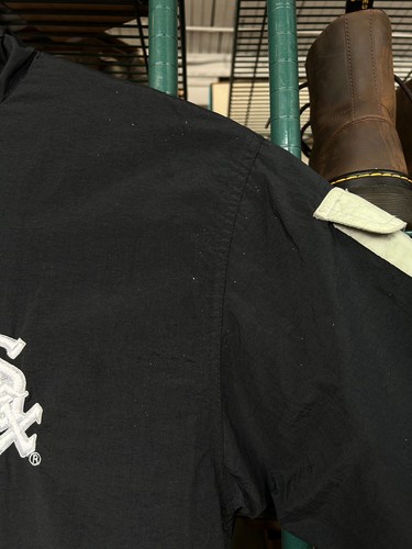 Vintage Chicago White Sox Jacket Lined Coat MLB Baseball Size Medium Nylon - Picture 3 of 24
