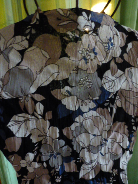 Lot : Veste Noire + Corsage Bleuté - Taille 1 (36-38) - Occasion Très Bon État
