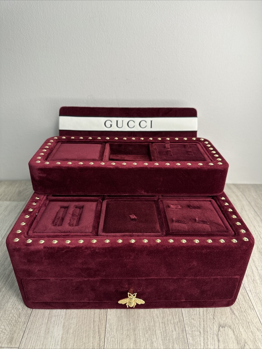Gucci Store Display Set Jewelry Box Gucci Watch Box Velvet