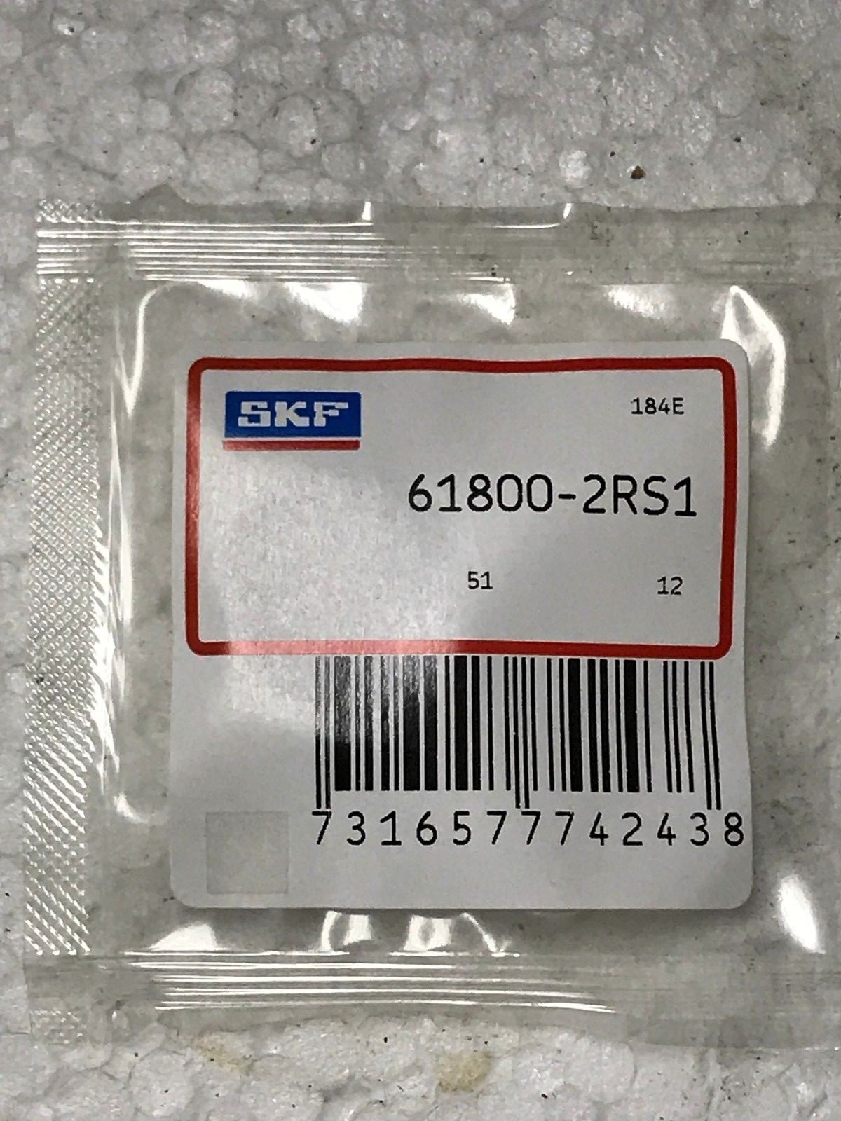 61800 2RS1 SKF New Single Row Ball Bearing Size 10mmX19mmX5mm EBay 61800-2rs1-skf-new-single-row-ball-bearing-size-10mmx19mmx5mm-ebay