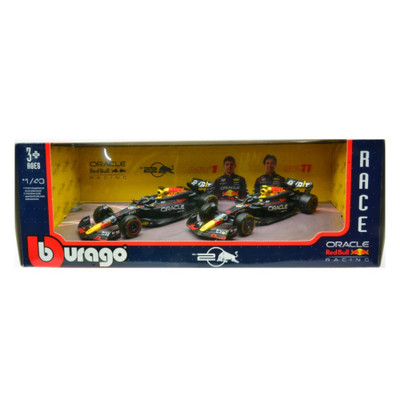 SET RED BULL 2024 N.1 MAX VERSTAPPEN + N.11 SERGIO PEREZ 1:43 Burago Formula 1