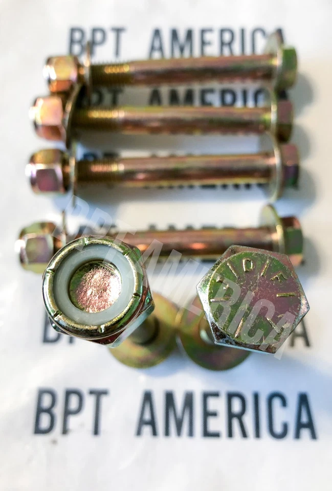 6x Grade 8 Case Hardened Jeep Comanche Truck Rear Leaf Spring & Shackle Bolt Kit Foto 2 de 4